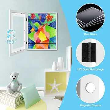 Kids Art Frames - 3 Pack for Easy Artwork Display