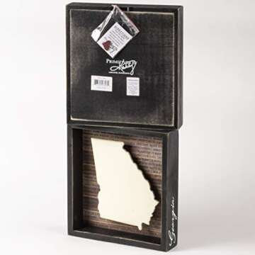 Primitives by Kathy Georgia Wanderlust Box Sign 8x8.5