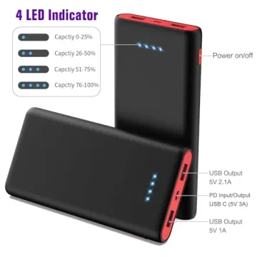 High Capacity Portable Charger Power Bank 25800mAh