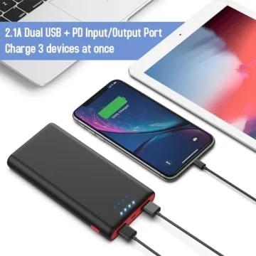 High Capacity Portable Charger Power Bank 25800mAh