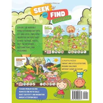 Seek and Find in Banana Bay: Activity Book for Age 3+