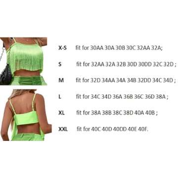 DALLNS Women Corset Cropped Fringe Tank Crop Top Indie Summer Cowgirl Going Out Shirts Rave Clothes ...