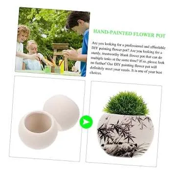 Sosoport Ceramic Hand Painting Flower Pot for All Ages