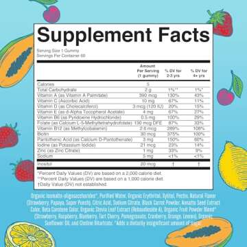 MaryRuth Organics Multivitamin (Strawberry) and Magnesium Calm Gummies (Hibiscus) for Kids | Clean Label Project Verified® | Vitamins for Overall Wellness and Sleep| Vegan, Non-GMO, Gluten Free