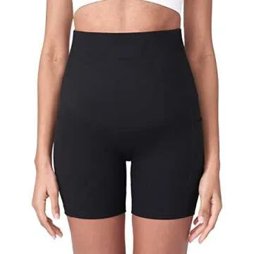 POSHDIVAH Maternity Yoga Shorts - Stylish & Comfortable