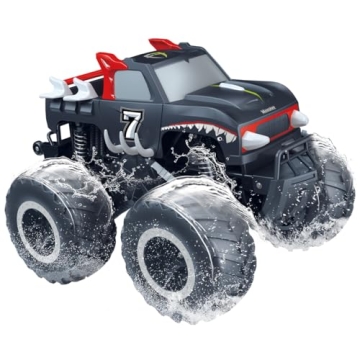 Threeking 1:16 Waterproof Monster Truck Pickup Toys RC Cars Remote Control Car Truck Toys 4WD All Te...