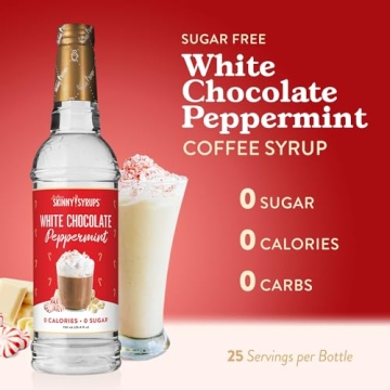 Jordan's Sugar Free White Chocolate Peppermint Syrup 25.4oz