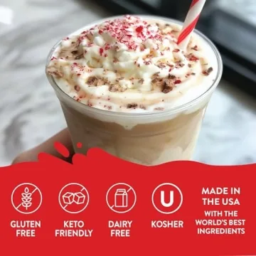 Jordan's Sugar Free White Chocolate Peppermint Syrup 25.4oz