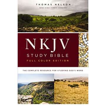 NKJV Full-Color Study Bible with Comprehensive Resources