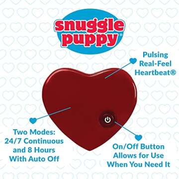 Original Snuggle Puppy Heartbeat Stuffed Toy for Dogs