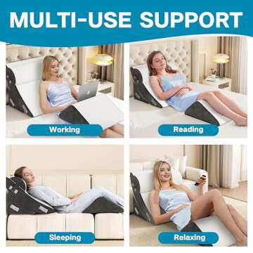 Ultimate Comfort with MOLPHIT Wedge Pillow Set