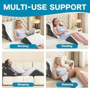 Ultimate Comfort with MOLPHIT Wedge Pillow Set