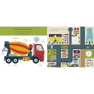 Make Tracks Building Site Book for Kids - Interactive Fun