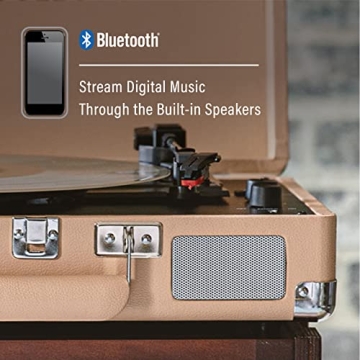 Crosley Cruiser Plus Vintage 3-Speed Bluetooth Turntable