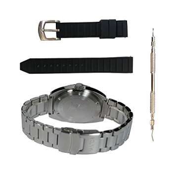 Pantor Dive Watch, Automatic Watches for Men with Stainless Steel Bracelet_Sealion Black Diver Watches