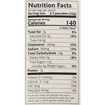 Paleo Pancake and Waffle Mix by Birch Benders, Low-Carb, High Protein, High Fiber, Gluten-free, Low Glycemic, Prebiotic, Keto-Friendly, Made with Cassava, Coconut & Almond Flour, 42 Ounce (Pack of 1)