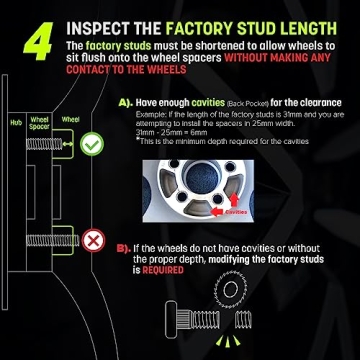 Customadeonly 5x114.3 Wheel Spacers for Nissan & Infiniti
