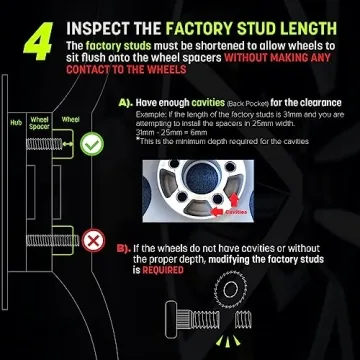 Customadeonly 5x114.3 Wheel Spacers for Nissan & Infiniti