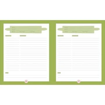 Family Cookbook Recipe Journal for Family Favorites