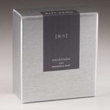 PILOT Iroshizuku Bottled Fountain Pen Ink, Kiri-Same, Scotch Mist (Warm Gray) 50ml Bottle (69207)