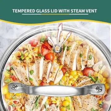 DELARLO Tri-Ply Stainless Steel Sauce Pan 2.5QT