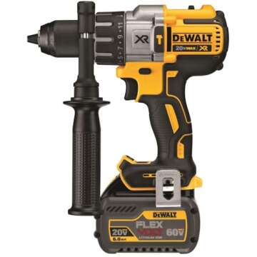 DEWALT FLEXVOLT 20V / 60V MAX Cordless Drill Combo Kit, Hammer Drill & Impact Driver with Battery and Charger Included (DCK299D1T1)