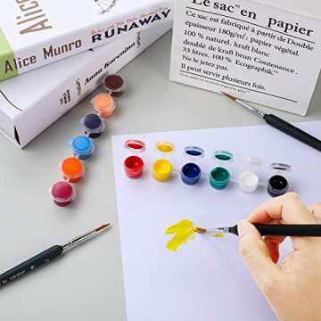 80 Mini Paint Pots with Lids for Creative Projects