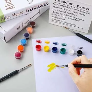 80 Mini Paint Pots with Lids for Creative Projects