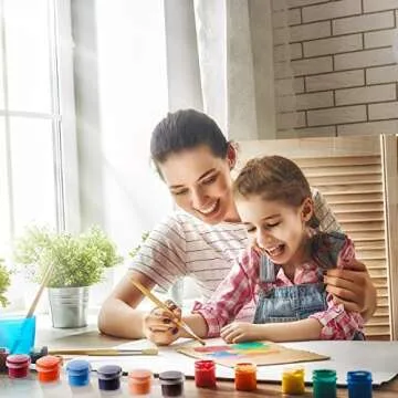 80 Mini Paint Pots with Lids for Creative Projects