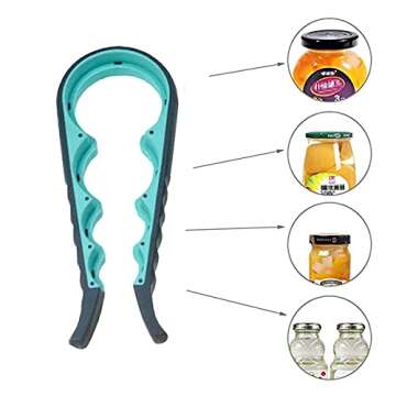 Jar Opener for Weak Hands,Jar Opener for Seniors with Arthritis, Jar Opener Gripper Pad (A-Blue)