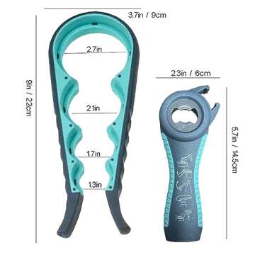 Jar Opener for Weak Hands,Jar Opener for Seniors with Arthritis, Jar Opener Gripper Pad (A-Blue)