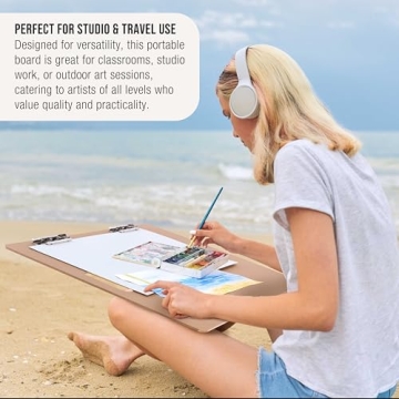 U.S. Art Supply 23" x 26" Sketch Tote Board for Artists