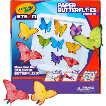 Crayola Paper Butterfly Science Kit for Kids 7-10