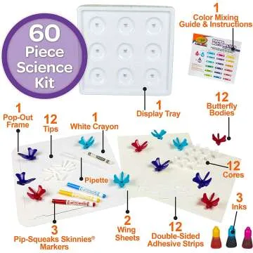 Crayola Paper Butterfly Science Kit for Kids 7-10