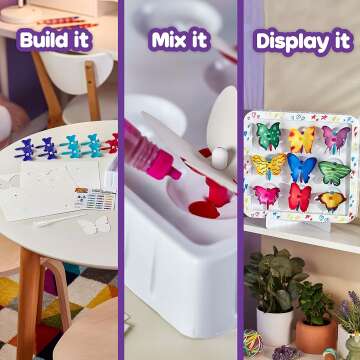 Crayola Paper Butterfly Science Kit for Kids 7-10