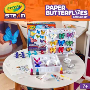Crayola Paper Butterfly Science Kit for Kids 7-10