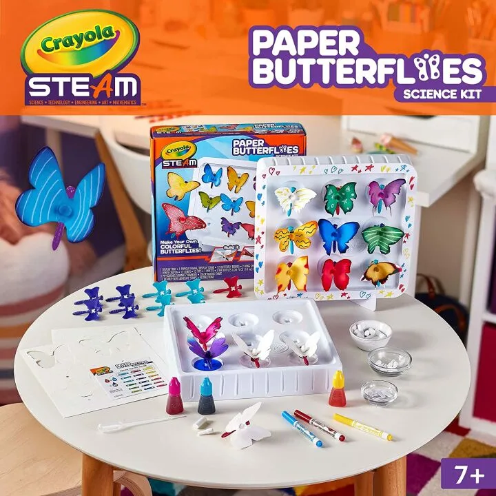 Crayola Paper Butterfly Science Kit for Kids 7-10