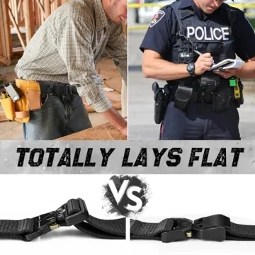 MOZETO Heavy Duty Tactical Belt for Men