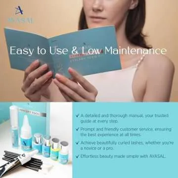 AYASAL Lash Lift Kit: Eyelash Lift Kit - With Detailed Instruction Eyelash Perm Kit - Easy for Beginner and Professional Lash Perm Kit - Achieve Salon-Quality Lashes Lift with Safe and Effective Resul