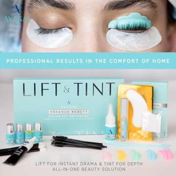 AYASAL Lash Lift Kit: Eyelash Lift Kit - With Detailed Instruction Eyelash Perm Kit - Easy for Beginner and Professional Lash Perm Kit - Achieve Salon-Quality Lashes Lift with Safe and Effective Resul