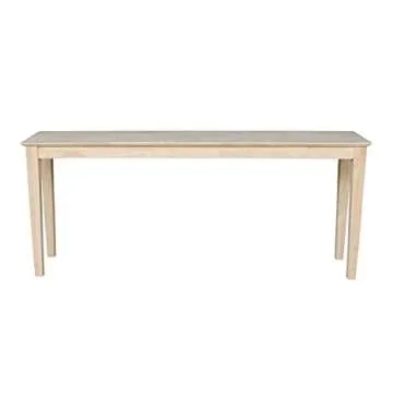 Stylish Solid Wood Shaker Console Table - Versatile & Durable