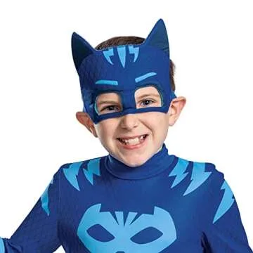 Disguise Catboy Costume for Kids, Official Adaptive PJ Masks Catboy Jumpsuit with Mask, Toddler Size