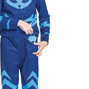 Disguise Catboy Costume for Kids, Official Adaptive PJ Masks Catboy Jumpsuit with Mask, Toddler Size