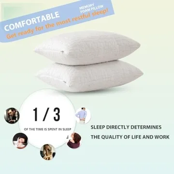 RGTIME Adjustable Shredded Memory Foam Pillows – King Size