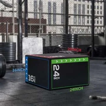 BalanceFrom 3-in-1 Foam Plyometric Jump Box for All Ages