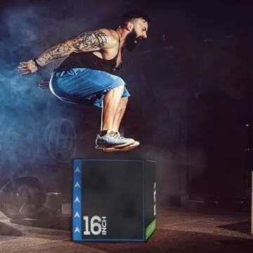 BalanceFrom 3-in-1 Foam Plyometric Jump Box for All Ages