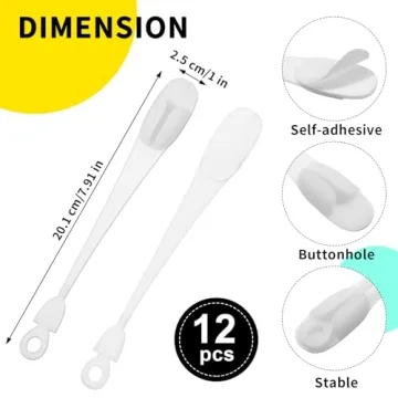 Fiada 12 Pcs Cord Bundlers - Silicone Cord Organizer