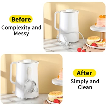 Fiada 12 Pcs Cord Bundlers - Silicone Cord Organizer