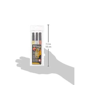 SAKURA Pen-Touch Metallic Paint Markers - 3 Pack
