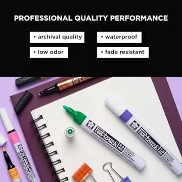 SAKURA Pen-Touch Metallic Paint Markers - 3 Pack